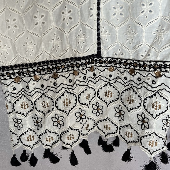 Anthropologie NWT beaded coverup dress - Picture 3 of 6